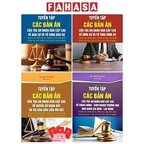 Bộ Sách Tuyển Tập Các Bản Án Của Tòa Án Nhân Dân Cấp Cao - NS Lao Động