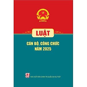 Luật cán bộ, công chức năm 2025