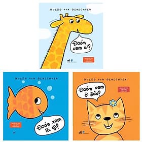 Combo (3 Cuốn) Sách Lật Giở Tương Tác Song Ngữ: Đoán Xem Ai? + Đoán Xem Là Gì? + Đoán Xem Ở Đâu? - Nhã Nam