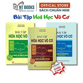 Combo 3 Cuốn - Bài Tập Hóa Học Vô Cơ - NXB Giáo Dục - HV
