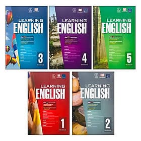 Sách Learning English 5 cuốn, làm chủ tiếng anh bậc tiểu học - Châu Sa