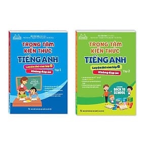 Trọng tâm kiến thức tiếng anh luyện thi vào lớp 6 tập 1 và tập 2 (không đáp án) - An Thi
