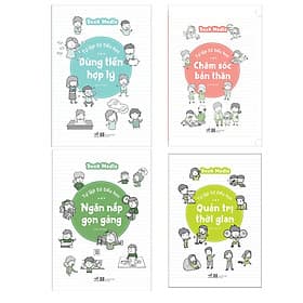 Combo 4 cuốn "Tự lập từ tiểu học" (Ngăn nắp gọn gàng, Dùng tiền hợp lý, Quản trị thời gian, Chăm sóc bản thân) - Lý Nam