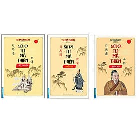 Combo 3 cuốn đầy đủ Sử Ký Tư Mã Thiên : Sử Ký Tư Mã Thiên Liệt Truyện (Quyển Thượng) + Sử Ký Tư Mã Thiên Thế Gia (Bìa Mềm)+ Sử Ký Tư Mã Thiên - Bản Kỷ - Minh Minh