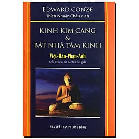 Sách - Kinh Kim Cang và Bát Nhã Tâm Kinh (Việt - Hán - Phạn - Anh) - Văn Thành Book - 