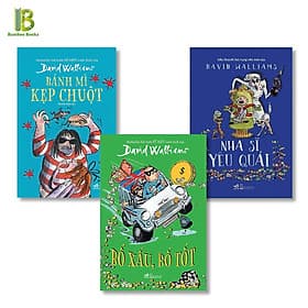 Combo 3 Truyện Thiếu Nhi Hài Hước Của David Walliams: Bánh Mì Kẹp Chuột + Nha Sĩ Yêu Quái + Bố Xấu Bố Tốt - David Spencer