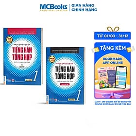 Combo Tiếng Hàn Tổng Hợp Sơ Cấp 1 Dành Cho Người Việt Nam Bản In Màu - Học Kèm App - Việt Hà