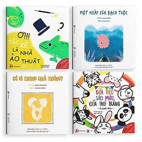 Sự kỳ diệu của màu sắc - Combo 4 cuốn Ehon Nhật Bản cho bé 0 - 6 tuổi - Suzuki Mio