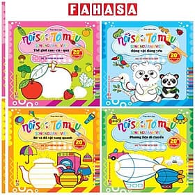 Bộ Sách Nối Số Và Tô Màu - Học Từ Vựng Số Đếm - Bộ Văn Hóa