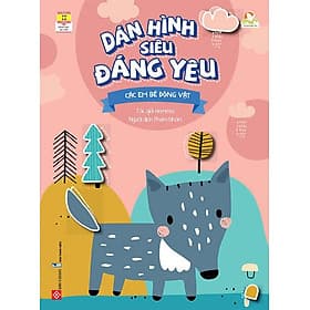 Dán Hình Siêu Đáng Yêu - Các Em Bé Động Vật - Đàn Thanh