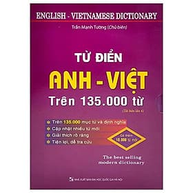 Từ Điển Anh - Việt Trên 135.000 Từ (Bìa Cứng) - Việt Anh