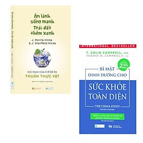 Combo sách: Ăn lành sống mạnh Trái đất thêm xanh + Bí mật dinh dưỡng cho sức khỏe toàn diện (TB) - An Lan