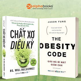 Combo Chất Xơ Diệu Kỳ - Tối Ưu Lợi Khuẩn, Hỗ Trợ Giảm Cân, Phục Hồi Sức Khoẻ + Giải Mã Bí Giảm Cân - The Obesity Code - Lợi Ỷ Ân