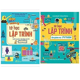 Combo sách: Tớ Học Lập Trình - Làm Quen Với Lập Trình + Tớ Học Lập Trình - Làm Quen Với PYTHON - Nha Nha