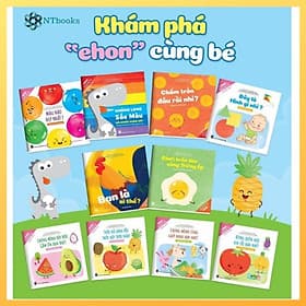 Bộ Ehon song ngữ Việt - Anh: Bạn là ai thế? (10 quyển) - Có file nghe - Việt An