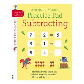 Sách tiếng Anh - Usborne Key Skills Practice Pad: Subtracting 5-6