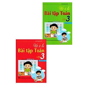 Vở Ô Li Bài Tập Toán Lớp 3 - Combo 2 Tập - Dùng Kèm SGK Chân Trời Sáng Tạo - Hồng Ân - Pang Li Kin