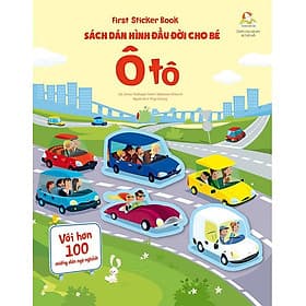 First Sticker Book - Sách Dán Hình Đầu Đời Cho Bé - Ô Tô - Đàn Thanh