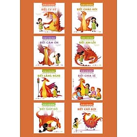 [Trọn bộ 8 cuốn] “BÍ KÍP LUYỆN RỒNG” – CÙNG RỒNG NHỎ HỌC ĐIỀU HAY - Anna Láng – Vizibook - Làn