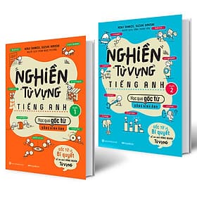Combo 2 Cuốn Nghiền Từ Vựng Tiếng Anh: Học Qua Gốc Từ Bằng Hình Ảnh - Gốc Từ Là Bí Quyết Để Ghi Nhớ Hàng Nghìn Từ Vựng - Nhà Xuất Bản Hà Nội