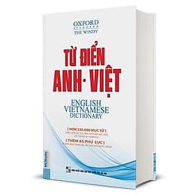 Từ Điển Anh VIệt Phiên Bản Bìa Mềm Màu Trắng - Giải Nghĩa Đầy Đủ Ví Dụ Phong Phú - MC
