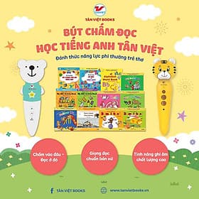 Bộ Sách Học Tiếng Anh: Bút Chấm Đọc- Học Tiếng Anh - Đánh Thức Năng Lực Phi Thường Từ Trẻ Thơ : Dành Cho Trẻ Từ 0 Đến 10 Tuổi - Việt An