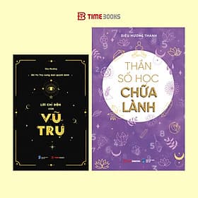 Combo sách Lời Chỉ Dẫn Của Vũ Trụ - Để Vũ Trụ Cùng Bạn Quyết Định + Thần Số Học Chữa Lành - 