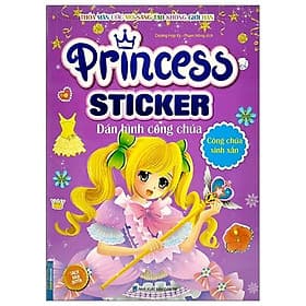 Sách Princess Sticker - Dán Hình Công Chúa - Công Chúa Xinh Xắn - Nha Nha