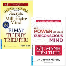 Combo Sách Sức Mạnh Tiềm Thức + Bí Mật Tư Duy Triệu Phú