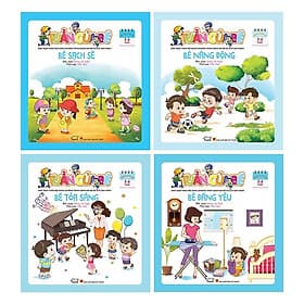 Sách Rèn Luyện Tính Cách Cho Bé 3-6 Tuổi - Bé năng động, tỏa sáng, đáng yêu, sạch sẽ - Tuần của bé tháng 8 - Phúc Minh