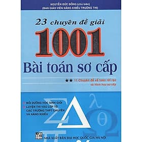 23 Chuyên Đề Giải 1001 Bài Toán Sơ Cấp (tập 2) - Nhà xuất bản Larousse