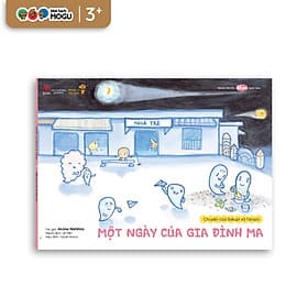 Truyện Ehon bé 3-4-5 tuổi - Một ngày của gia đình ma - Đinh Công Vĩ