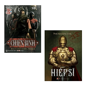 CKC- Sách Huy Hoàng- Combo 2 Cuốn Bách Khoa Bằng Tranh - Chiến Binh (Hình Minh Họa 3D)+Bách Khoa Bằng Tranh - Hiệp Sĩ (Hình Minh Họa 3D) - Hú