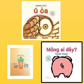 Combo Sách Lật Tương Tác Song Ngữ 0-3 Tuổi: Mông Ai Đây? và Ú Òa ( Tặng Kèm Sổ Tay Xương Rồng) - Nhã Nam