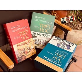 (Bìa cứng) BOXSET 2 CUỐN ĐẠI CƯƠNG TRIẾT HỌC TRUNG QUỐC: Quyển Thượng, Quyển Hạ - Giản Chi, Nguyễn Hiến Lê - Nhà xuất bản Tổng hợp TP. HCM - Hạ