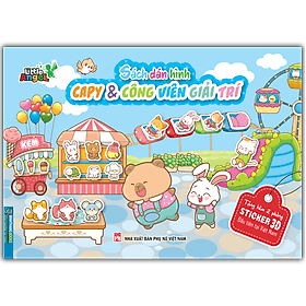 Sách Dán Hình - Capy Và Công Viên Giải Trí - Minh Minh