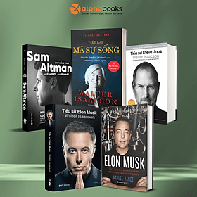 Combo Viết Lại Mã Sự Sống: Chỉnh Sửa Gen và Tương Lai Loài Người + Sam Altman - Thủ lĩnh ChatGPT, CEO OpenAI + Elon Musk: Tesla, Spacex Và Sứ Mệnh Tìm Kiếm Một Tương Lai Ngoài Sức Tưởng Tượng + Tiểu Sử Elon Musk + Tiểu sử Steve Jobs - Linh Linh