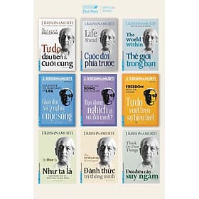 Sách Combo J. Krishnamurti (9 quyển) - 