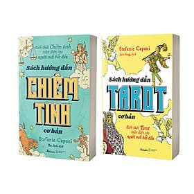 Combo Sách Huyền Học Cơ Bản Stefanie Caponi - Kiến Thức Chiêm Tinh & Tarot Toàn Diện Cho Người Mới Bắt Đầu - Hú