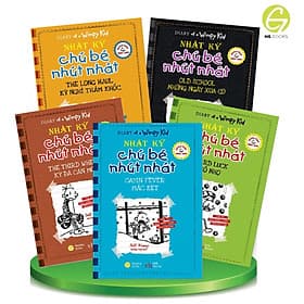 Sách Song Ngữ: Nhật Ký Chú Bé Nhút Nhát - Diary Of A Wimpy Kid - Truyện song ngữ dành cho thiếu nhi có note từ vựng, tặng kèm file nghe - HG Books - Song Giang