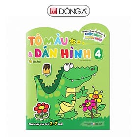 Bộ Tô Màu Và Dán Hình - Cuộc Sống Muôn Màu (Cuốn Lẻ và Combo) - Bộ Văn Hóa