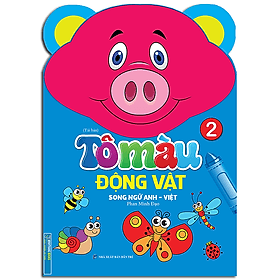 Sách Tô Màu Động Vật - Song Ngữ Anh-Việt - Minh Minh