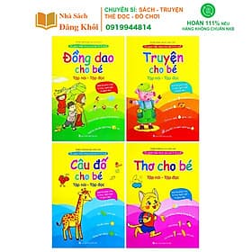 Thơ truyện đồng dao câu đố truyện tiềm thức cho bé tập nói tập đọc - Việt Hà