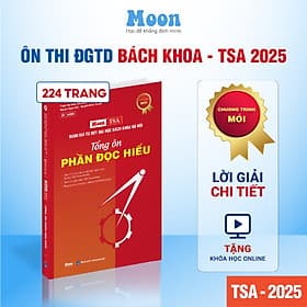[Chương trình mới] Sách ôn thi đánh giá năng lực 2025- HSA, TSA, APT | Moonbook - G