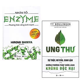 Combo 2 Cuốn Sách Cực Hay Cho Bạn Sống Khỏe: Nhân Tố Enzyme - Phương Thức Sống Lành Mạnh + Ung Thư - Sự Thật, Hư Cấu, Gian Lận Và Những Phương Pháp Chữa Lành Không Độc Hại / Tặng Kèm Bookmark Happy Life - Hạ