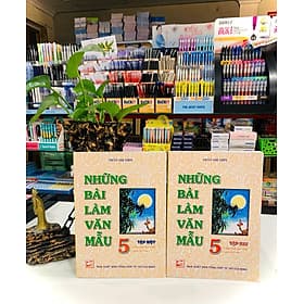 Combo 2 Tập Những Bài Làm Văn Mẫu Lớp 5 - ( Bộ kết nối tri thức ) - Tri Thức