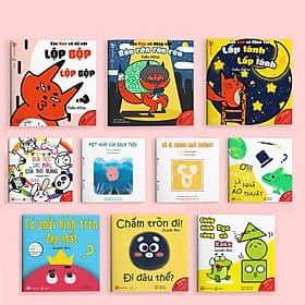 Combo 10 Cuốn Ehon Nhật Bản (Âm Thanh + Hình Khối + Màu Sắc /Tặng Cuốn Những Câu Chuyện Kinh Điển) - Chuyện