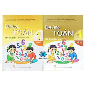 Combo Em Học Toán 1 - tập 1 + 2 (theo chương trình GDPT 2018)