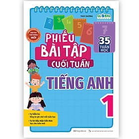 Sách Phiếu Bài Tập Cuối Tuần Tiếng Anh 1 (Global)