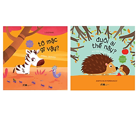 Combo 2 Quyển Song Ngữ Việt - Anh : Tớ mặc gì vậy? + Đuôi ai thể này?